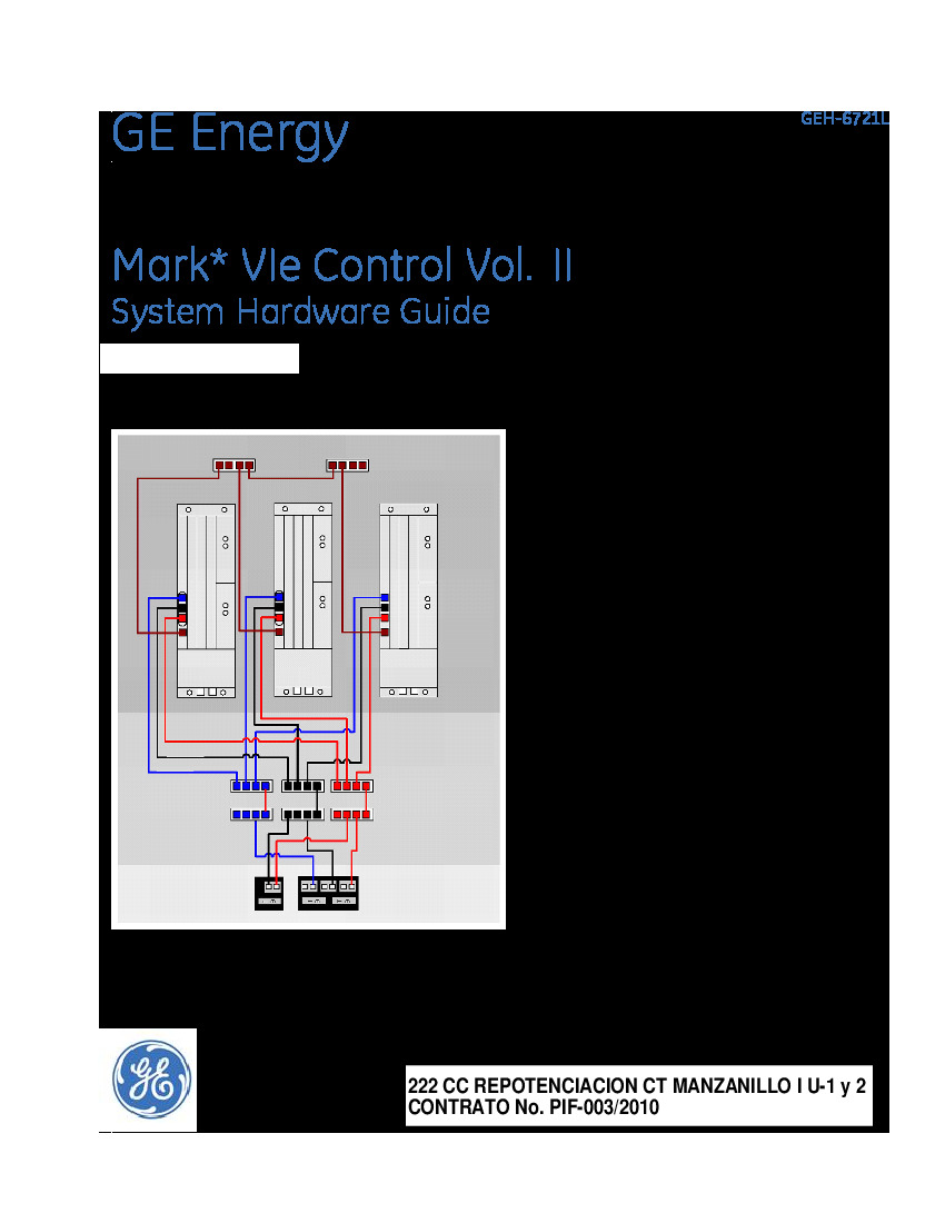 First Page Image of General Electric IS200SRTDH1A GEH-6721L Mark VIe Control Vol. II System Hardware Users Guide.pdf